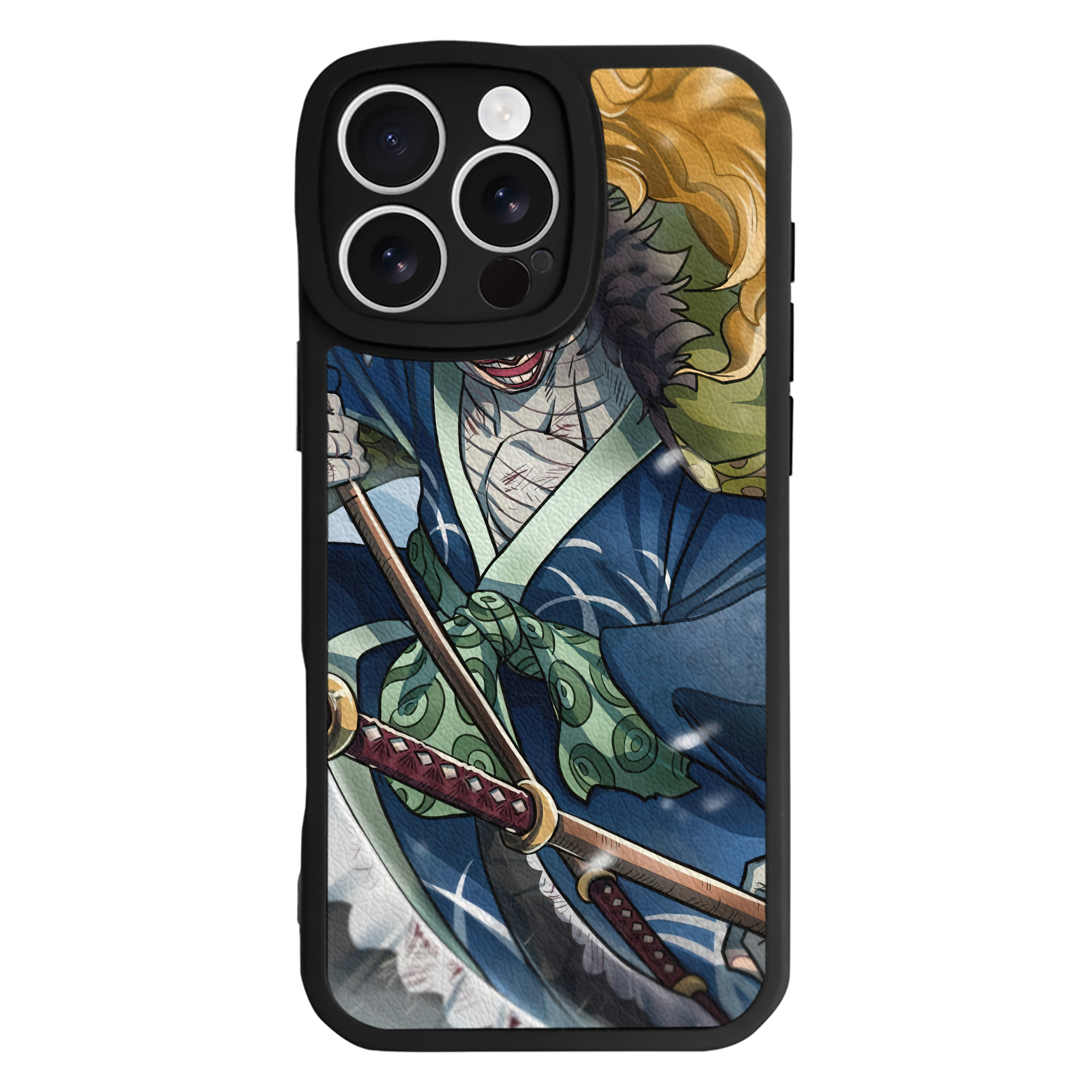 （画像用） ワンピース ONE PIECE 【iPhone 16シリーズ対応】シリコンスマホケース（レザー調） 材質：シリコン